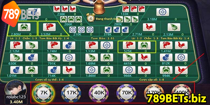 Chơi bầu cua đổi thưởng tại 789BET